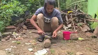 Bushcraft Basics: Sharpening a Machete by Hand _FarmersLife _Shorts