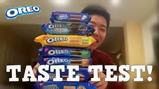 7 CRAZY OREO FLAVORS TASTE TEST!!!