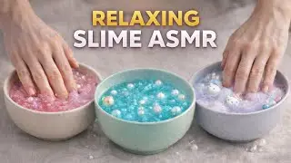 Hands Pressing Into Slime 😍 | Ultra Satisfying ASMR