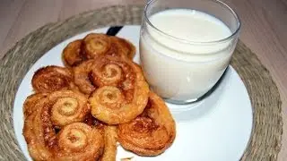 How to Make Palmiers (Elephant Ears Cookies) - Easy Puff Pastry Dessert Recipe
