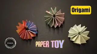 SIMPLE AND EASY TO MAKE PAPER ORIGAMI TOY | ROTATES FOREVER | GEMAKKELIJK ORIGAMI SPEELGOED