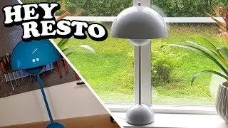 Designer Table Lamp - Restoration of a Verner Panton VP3 table lamp.