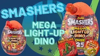 Smashers Series 4 Mega Light Up Surprise Egg Unboxing Review | The Upside Down Robot