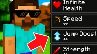 Infinite Health + Speed Boost + Strength + Jump Boost 