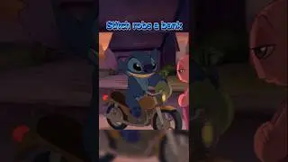What if Stitch robs a bank #stitchparody #disneyparody #bankrobbery #adultanimation #shorts
