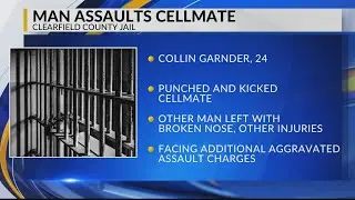 Inmate assaulted at Clearfield County Jail