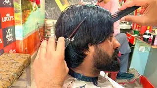 ASMR Long to Short Haircut Transformation | Extreme Haircut Change ✂️