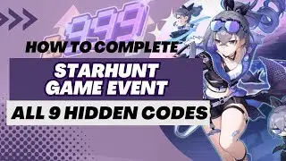 【Honkai: Star Rail】Starhunt Game Arcade Challenge | ALL 9 HIDDEN CODES