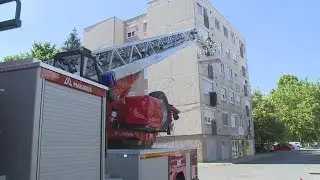 Magasból mentőt kaptak
