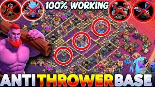 ANTI THROWER TH18 INSANE BASE LINK | AFTER UPDATE TH18 BEST WAR BASE & CWL BASE WITH COPY LINK