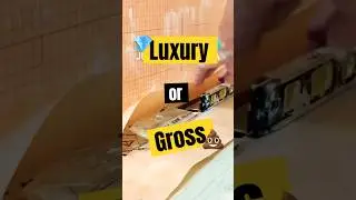 Caution! The Ugly Side of a Linear Shower Drain 🤢 #diy #shower #cleaning