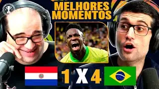 VINI JR ESTREIA pela Seleção Brasileira!!! (Paraguai 1 x 4 Brasil)