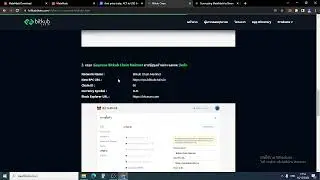 วิธีการเชื่อมต่อ  BITKUB CHAIN บนกระเป๋า Metamask ep 03