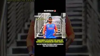 No Sponsor For Team India 🥶♾️