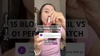 NATURAL FRESH DENGAN HINT YANG BEDA YA☺️👆🏻 #wardahglasting BLOSSOM VEIL VS #omg PERFECT MATCH👆🏻
