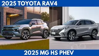 New 2025 Toyota RAV4 Vs. 2025 MG HS PHEV in the compact SUV segment Comparison