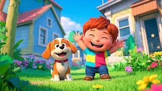 This Little Dog Lives Alone | Popular Nursery Rhyme for Kids | Fun Animal Song