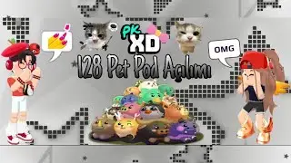Kuzenimle birlikte 128 tane pet Pod açılımı 💅🏻🎀😻✨ #pkxd #capcut #newjeans #pets #carebears #keşfet