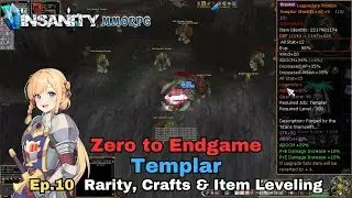 Insanity FlyFF - ZTE Templar Series Ep.10 - Rarity, Crafts & Item Leveling