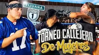 WOMEN'S STREET BOXING TOURNAMENT IN TIJUANA, BAJA CALIFORNIA