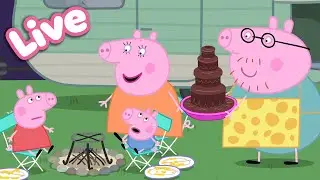 🍎 Peppa Pig Best Bites LIVE! 🐷 Peppa&rsquo;s Food & Cooking Moments |  Tales Full Episodes 24/7