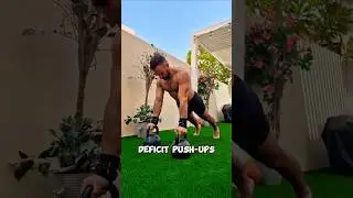 DEFICIT PUSH-UPS - The foundation of your upper body strength - core mobility chest shoulder triceps