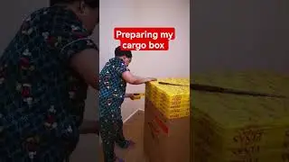 preparing my cargo box #cargobox #shorts #pinascargo#buhayofw #abudhabi