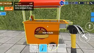WATERPARK OWNER SIMULATOR - Day 2 Unlocking Hot Dog Stand #waterpark #simulator #waterparksimulator 