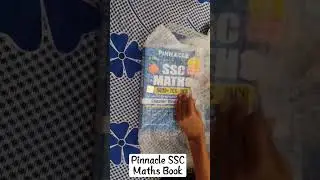 Pinnacle Maths Book Unboxing & Review || SSC CGL Maths book #ssc #ssccgl #sscchsl  #pinnacle #books