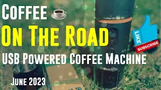 Coffee On The Go ☕️ Portable USB Expresso coffee Capsule machine Ideal for our Van Travels