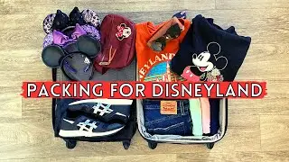 Packing For Disneyland - Park Bag & Suitcase | Pack With Me for Disney