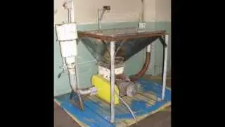 Blow thru rotary airlock valve with 5 cu ft hopper