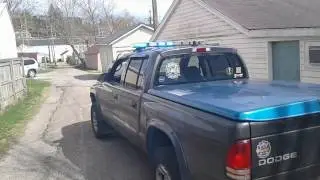 Whelen liberty Lightbar all blue clear lenses.