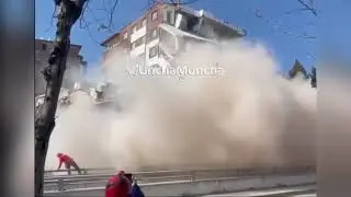 Turkiyadagi Zilzila Boshlanishi. Kocha Kameralaridan Yozilgan Video Tasvirlar