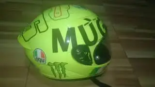Kekurangan Repaint helm???vendetta,AGV mugello, water decal,