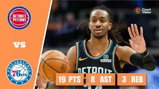 Daniss Jenkins - 19 Points, 5 Three-Pointers, 8 Assists vs 76ers - 2025-26 Regular Season