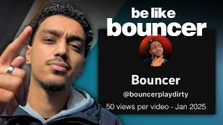 you should be inspired by bouncer&rsquo;s youtube channel (40,000 subs in 6 months).
