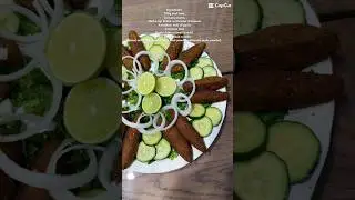 A delicious Afghan kebab (lola kebab) #ramadanrecipes #iftarrecipe #ramadan #food #explore #diy