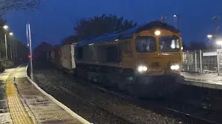 66704 &ldquo;Colchester power signalbox&rdquo; 4E21 with 37 containers 16;49 21L Lea Road 4/11/2025