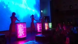 LED water drum performance