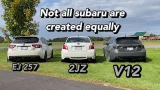 Not all subaru STi&rsquo;s are created equally. EJ257 - 2JZ - 1GZFE toyota V12 @1lowrx