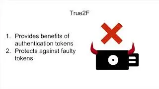 True2F: Backdoor-resistant authentication tokens