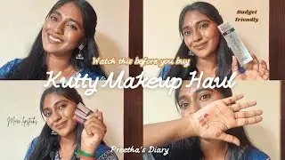 Affordable MAKEUP HAUL 😍&hearts;️| Must try products for dusky skin ✅ | Lipstick,Kajal and more⚡#beautyhaul