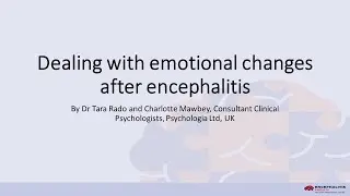 Managing Emotional Changes after Encephalitis - Self Help Guide