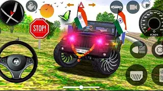 Dollar (Song) Modified 😈 Mahindra yellow Thar || Indian Car Simulator 3D || Car Game 3D
