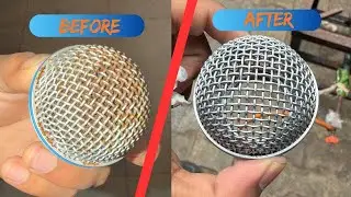 How to Remove Rust from a Microphone! Simple Restoration and Cleaning Tutorial