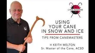 Tips for using your Cane on Ice and Snow from Cane Masters