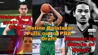 Greg malabo sa BLeague! | Balti Pulls out of PBA Draft | Munzon trade for Marcio or Ross! #pba