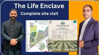 The life Enclave on ground plots & complete site visit