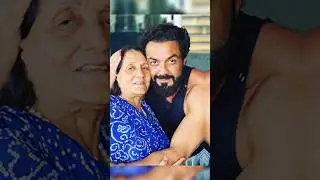 BOBBY DEOL WITH MOTHER #bollywood #status #mother #actor